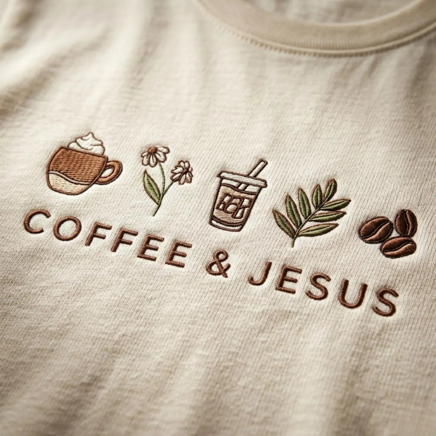 Coffee & Jesus Shirt | Christian Faith Graphic Tee