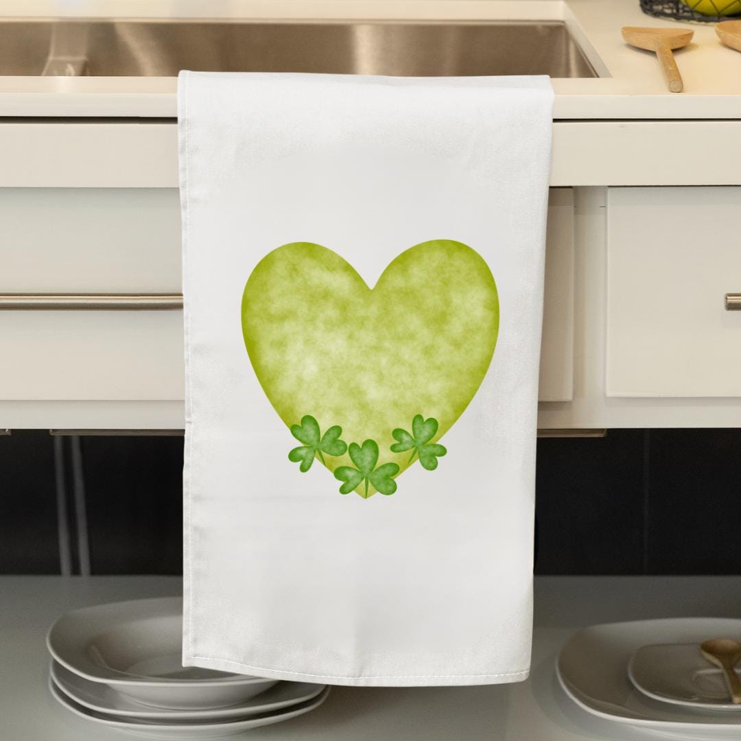 St. Patrick’s Day Towel – Irish Saying Kitchen Towel – Funny Flour Sack Towel – Hostess Gift – Spring Tea Towel – Holiday Kitchen Decor