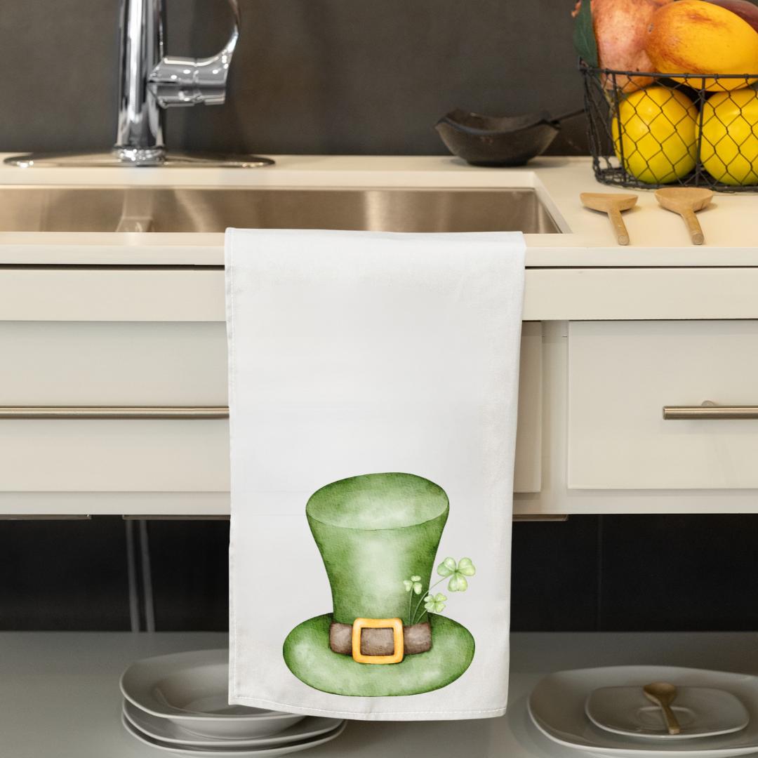St. Patrick’s Day Towel – Irish Saying Kitchen Towel – Funny Flour Sack Towel – Hostess Gift – Spring Tea Towel – Holiday Kitchen Decor