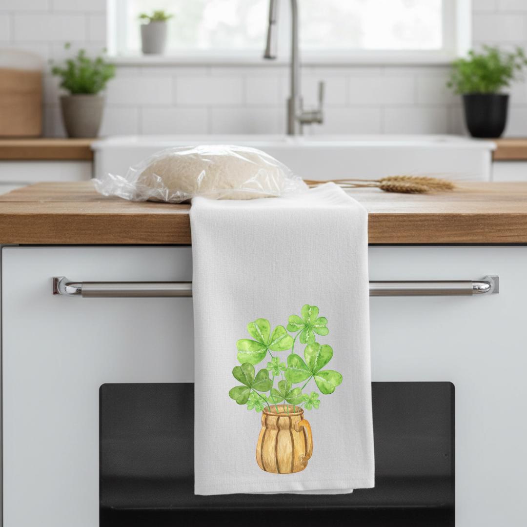 St. Patrick’s Day Towel – Irish Saying Kitchen Towel – Funny Flour Sack Towel – Hostess Gift – Spring Tea Towel – Holiday Kitchen Decor
