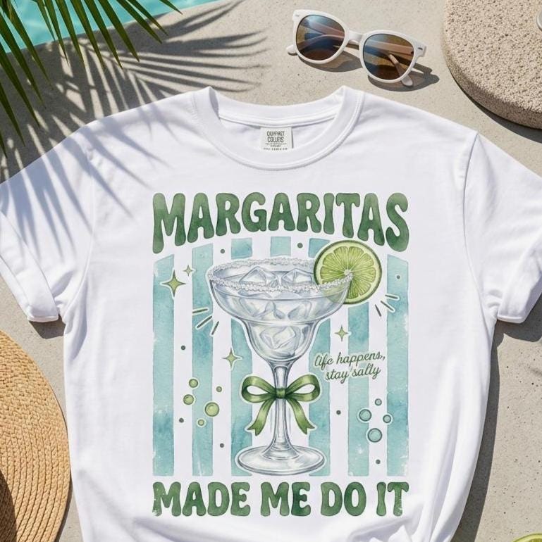 Margaritas Graphic Tee | Retro Summer Vacation Shirt