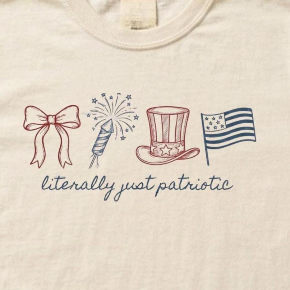 Minimalist Patriotic Shirt | Comfort Colors America Graphic Tee