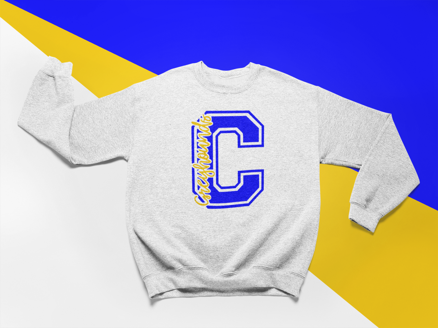 Carmel Greyhounds “C” Crewneck – School Spirit Wear